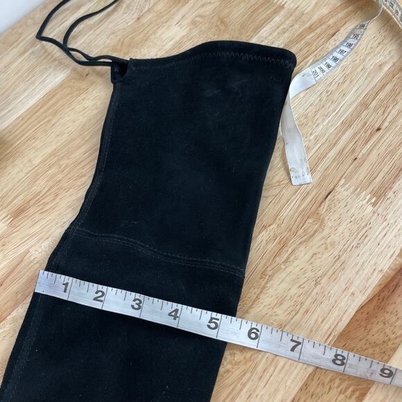 Stuart Weitzman NWOB Blair Suede Over-The-Knee Boots Black 4.5 B S4836 OTK - Picture 11 of 14